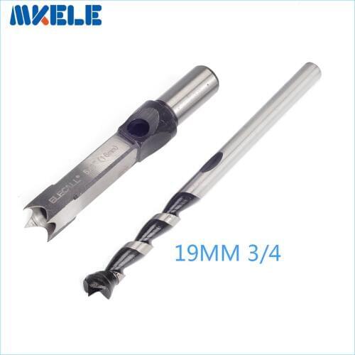 Drill bit 19mm 3/4'' Woodworking Square Hole Bits Drill Mortising Chisel Set wood tools Mortiser Drill Bit Set