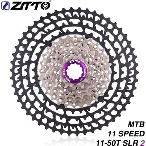 ZTTO 11s 11-50T SLR 2 New Uprade Cassette MTB 11Speed Wide Ratio UltraLight 360g CNC Freewheel Mountain Bike Bicycle Parts 2021