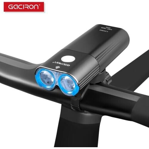 GACIRON 1800 Lumens Contest level Bicycle led light 400 600 800 1000 1600 LM usb rechargeable mini bike handlebar front light