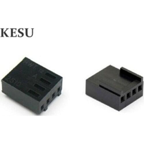 High quality Black Molex 2510 4 Pin 4Pin Fan male PWM Power shell connector housing for female Terminal crimp pins