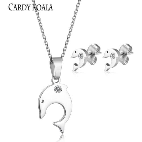 Dolphin Necklace Mori Style Simple Net Red Niche Design Necklace Pendant