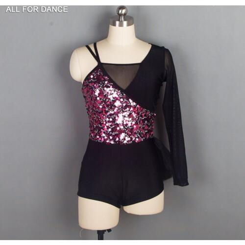 A18590 Women Stage performance jazz/tap costumes, lycrical dance dress sequin top bodice ballet dress dance costumes