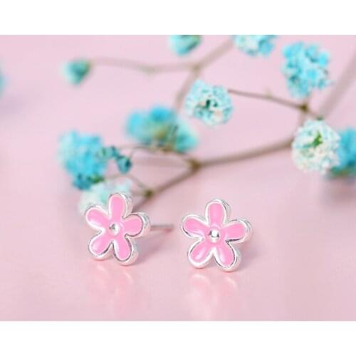 REETI flower Earrings 925 Sterling Silver Earrings for Women Statement Jewelry Brincos Pendientes bijoux