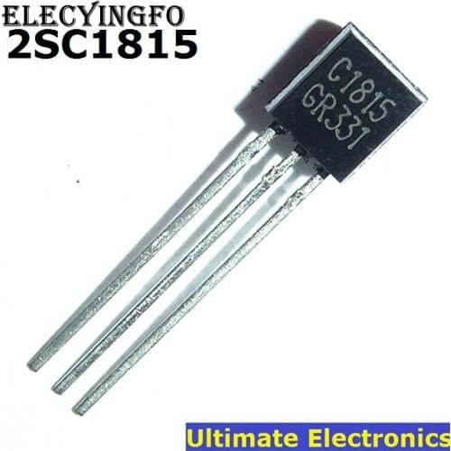 100pcs 2SC1815 in-line triode transistor TO-92 0.15A 50V NPN C1815