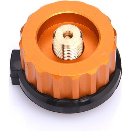 Outdoor Camping Hiking Stove Burner Adaptor Split Type Furnace Converter Connector Auto-off Gas Cartridge Tank cylinder Adapter