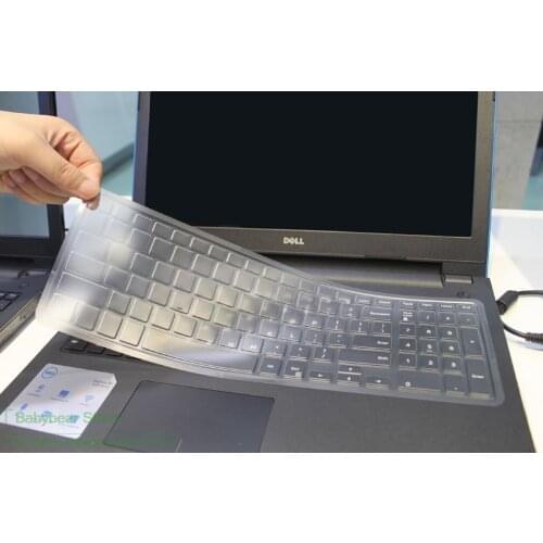 For Dell Inspiron Latitude E3550 Inspiron 15SR 15SR-1528 vostro 3565 15 inch Laptop Clear Tpu Keyboard Protector Skin