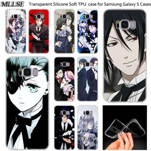 Anime Black Butler Ciel Phantomh Silicone Case For Samsung Galaxy Note 10 Plus S8 S9 S10 Plus 5G S6 S7 Edge S5 S10e Note 5 Cover