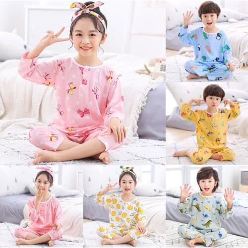 2021 New Arrival Childrens Clothing Baby Girl Clothes Boys Outfits Set Boutique Kids Clothing Baby Pajamas Ropa Bebe Verano