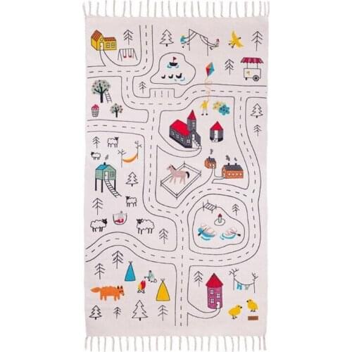 Kid Baby Play Game Mat Car Track Pattern Puzzle Learning Educational Toy Playmat