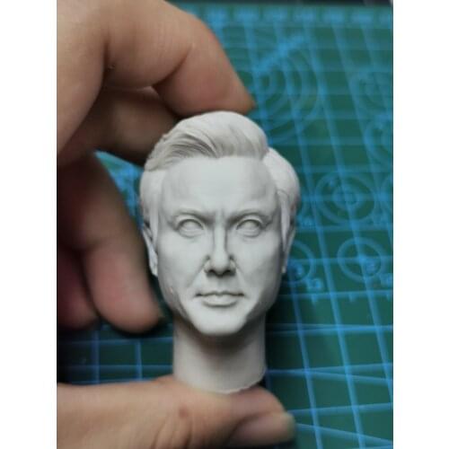 1/6 Scale Chinese Famous Star Shenteng Unpainted Head Model for 12''Body