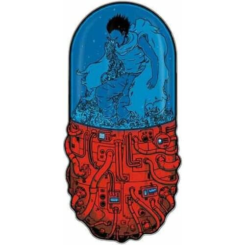 Dawasaru for Akira Tetsuo Inside Pill Tank Funny Car Stickers Sunscreen Waterproof RV VAN Fine Accessories Decal Vinyl,13cm*7cm