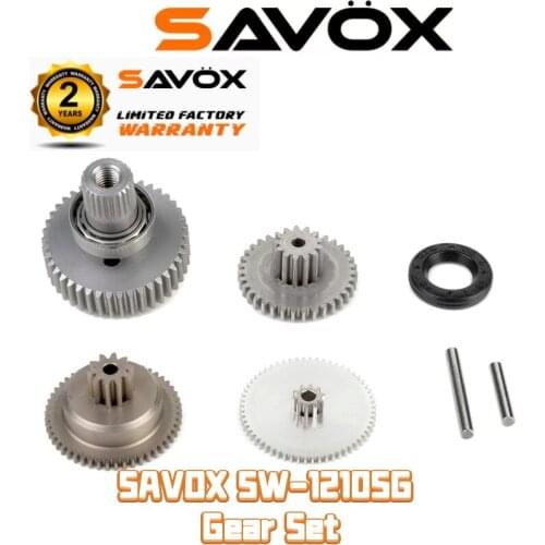 Original SAVOX SW-1210SG Gear Set High Torque Titanium Gear Servo SAVOX 1210 Including bearings