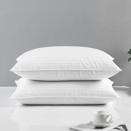 Hotel Pillow Sleeping Pillows Neck Protection Slow Rebound Orthopedic Pillow Microfiber Filling 100% Cotton Cover