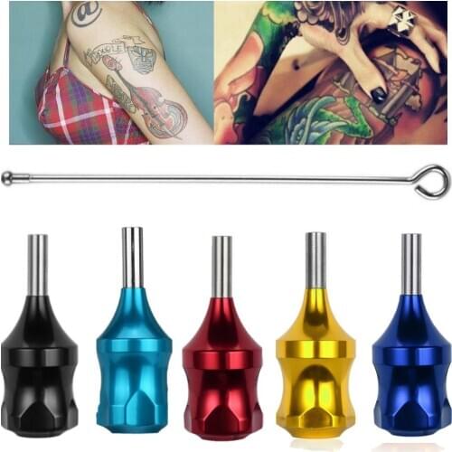 ATOMUS Professional Adjustable Tattoo Cartridge Grip Tattoo Handle Alloy Cover Anti-Slip Body Art Tools Accessory Supplies