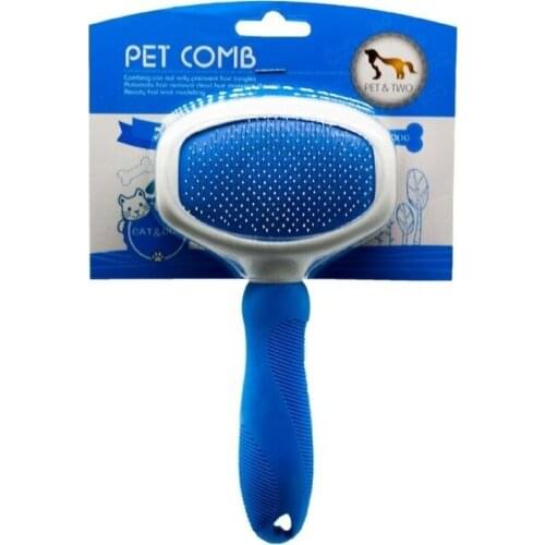 202418- Pet & Two Fine Wire Brush Silicone Handle (S) 406671038