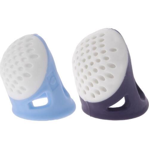 Silicone Pin Needles Thimble Finger Protector DIY Sewing Needlework Accessory