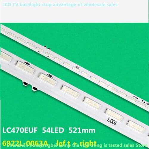 LED Backlight strip 54 Lamp For Sony 47'' TV NLAC30224R NLAC30224L 6922L-0063A KDL-47W800A KDL-47W802A KDL-47W850A LC470EUF-FFP2