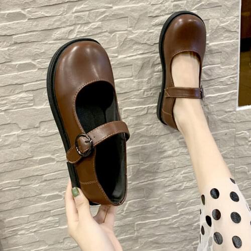 Summer Shoes Ladies Oxfords Womens Round Toe Flats Modis Casual Female Sneakers Soft Shallow Mouth 2019 Leather Comfortable