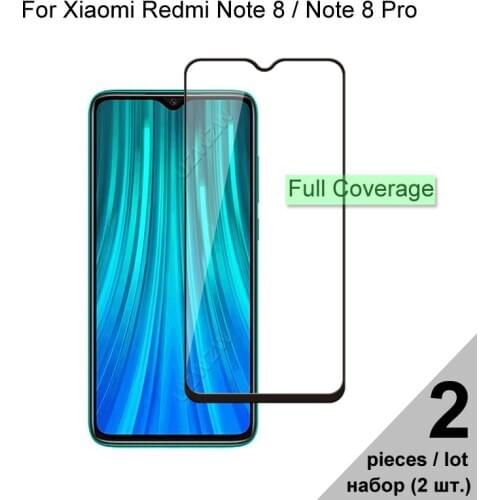 Protective Glass For Xiaomi Redmi Note 8 Pro / Note 8 Full Coverage Tempered Glass For Xiaomi Redmi Note 8 Pro