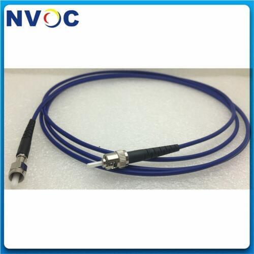 SMA905-ST Silica Core Metal Ferrule 400/440um (VIS Spectrum 200-1100nm) NA0.22 SX 3.0mm Blue Armourd Fiber Optic Patch Cord