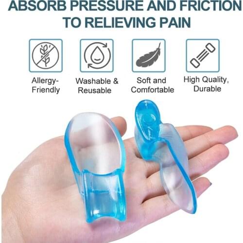 Silicone Gel Bunion Big Toe Separator Spreader Eases Pain Foot Hallux Valgus Correction Guard Cushion Concealer Thumb