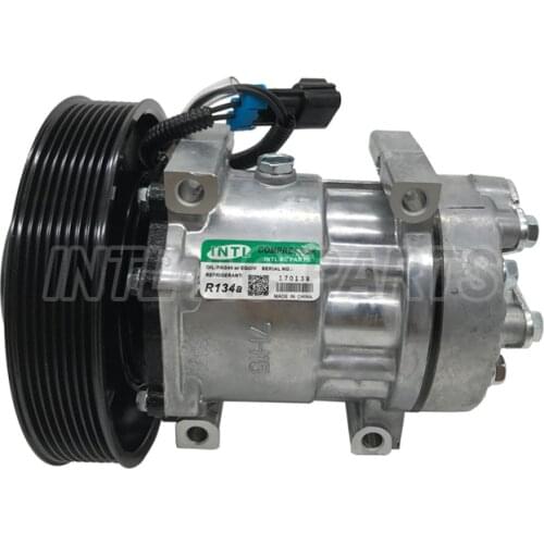 4326 20721587 206RD52M 206RD53M Sanden 7H15 709 auto ac compressor for Mack/Volvo/GM Trucks 8pk 12V