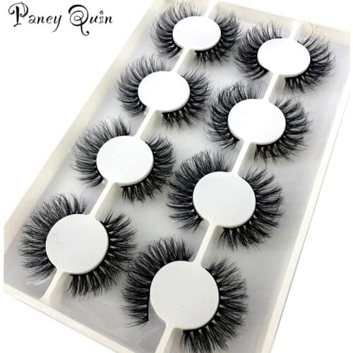 8 pairs 15-23mm natural makeup 3D false eyelashes fake lashes makeup kit Mink Lashes extension mink eyelashes wholesale
