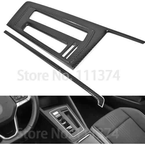 Gear Shift Panel Cover For Volkswagen VW Golf 8 MK8 R 2021 2022 Decoration Stainless Steel Trim Accessories