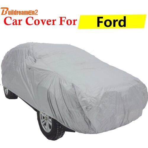 Buildreamen2 Car Cover Anti UV Sun Rain Snow Resistant Auto Cover For Ford Tourneo Connect Crown Victoria Windstar Scorpio Edge