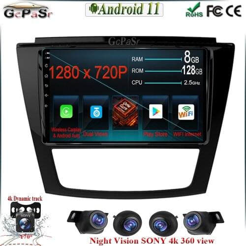 Dual lens GPS Carplay Video Buletooth Android 11 Car Radio Player For JAC affiner S5 2013 - 2019 WiFi IPS Screen