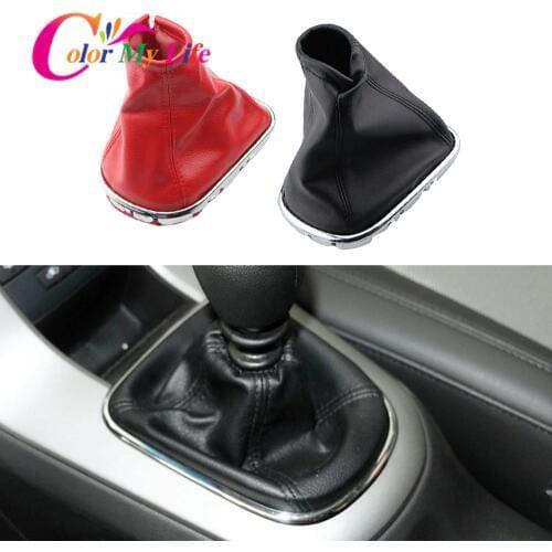 Car Gear Shift Knob Gaiter Boot Cover Leather Dust-proof Covers for Chevrolet Cruze 2008 2009 2010 2011 2012 2013 Accessories