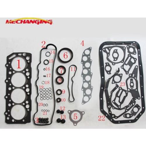 For HYUNDAI GALLOPER II H100 Bus H-1 2.5 D4BH D4BA D4BX D4BF Engine Rebuilding Kits Overhaul Package Full Set 51016800