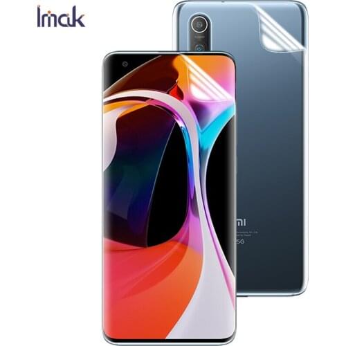 For Xiaomi Mi 10 Pro 5G Screen Protector IMAK Hydrogel III Front&Back Soft Protective Film for Xiaomi Mi10 Mi 10 5G Not Glass