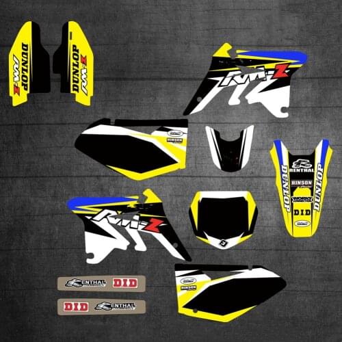 For Suzuki 250 RMZ 2006-2009 full set of Graphics DECALS Kits NEW TEAM STICKERS For SUZUKI RMZ250 RMZ-250 2006 2007 2008 2009