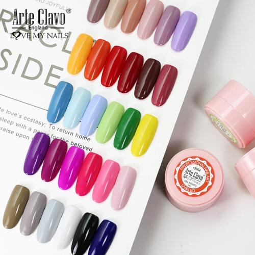 Arte Clavo New 73 Colors Painting Gel UV Gel Nail Polish DIY Drawing Nail Art Varnish Lacquer Led Lamp Top Base Coat Soak off