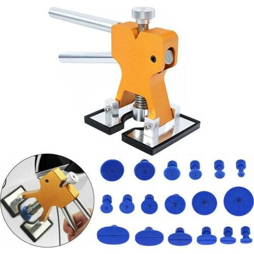 Car Body Paintless Dent Repair Tools Glue Puller Lifter Hail Damage Removal Tool with 18pcs Tab Tool Kit