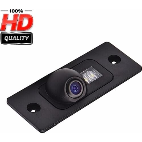 Rear Reversing Backup Camera Rearview License Plate Replacement Camera Night Vision Waterproof for Porsche Cayenne (2002 - 2010)