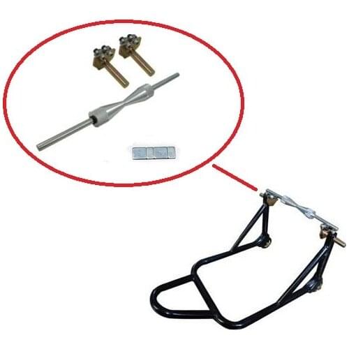 Pocket Motorcycle Stands Tire Rim Balancing Spin Static Truing portable Wheel Balancer Turning Adjustable with Centering Cones