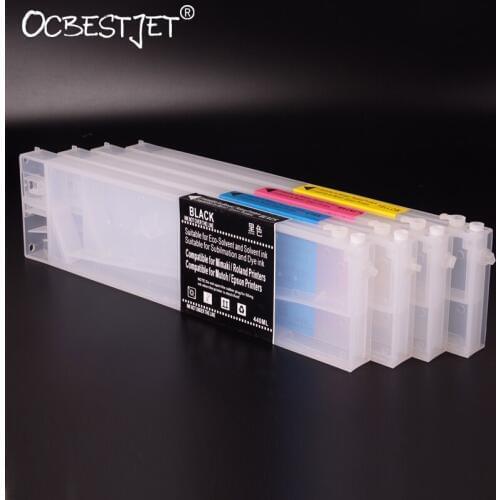 440ML/PC ECO-SOL MAX Refillable Ink Cartridge For Roland VersaStudio BN-20 Printer (4 Colors One Set)