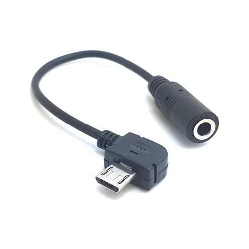 LBSC Micro USB Female Jack to 3.5mm Stereo Female Audio Adapter Cable for Nokia Mobile Phone