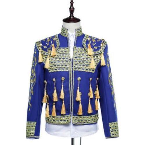 Men suits designs stage costumes for singers men blazer dance clothes jacket star style royal formal dress punk personalized