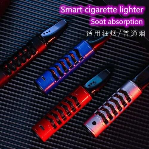 Can not drop the soot artifact, environmental protection cigarette holder, lighter, anti-soot, lazy cigarette holder, smoking ar