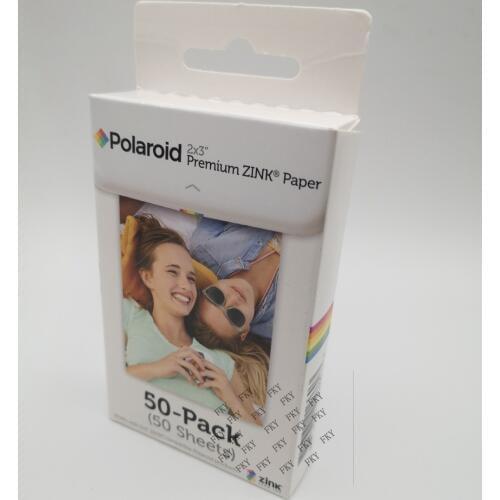 New 50 sheets Premium ZINK Zero Ink Paper for Polaroid Instant Photo Camera Z2300 Snap touch / Zip Pinter /Socialmatic Instagram