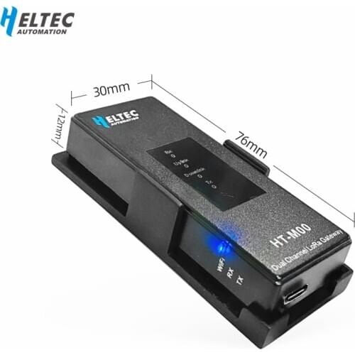 New Min IOT HT-M00 Dual Channel LoRa Gateway support Standard LoRaWAN/ESP32 Lora gateway 2 channel gateway