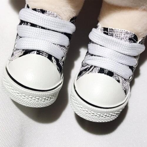 Tilda 5cm Mini Toy Shoes 1/6 BJD Shoes for Dolls,5 CM Cute Sneakers Shoes for EXO 20cm Plush Dolls Toy KPOP Power Accessories