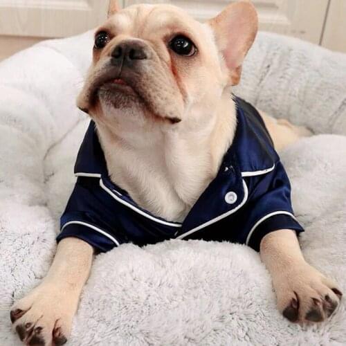 Pet Clothes Pajamas Teddy Bichon Bomi Bulldog Clothing Puppy Dog Pet Supplies