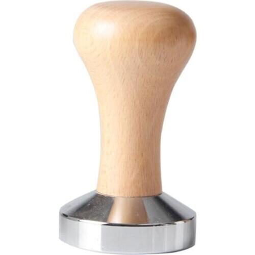 Hot 50pcs/lot 51/53/58mm Calibrated Pressure Tamper Coffee Powder Hammer with 304 Stainless Steel Base Coffee Accessories