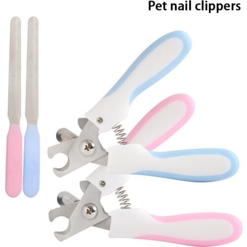 Pet Grooming Scissors Dog Cats Supplies Pet Nail Clipper Pet Accessories Animal Trimmers Nail File Claw Cutters Cut The Nails