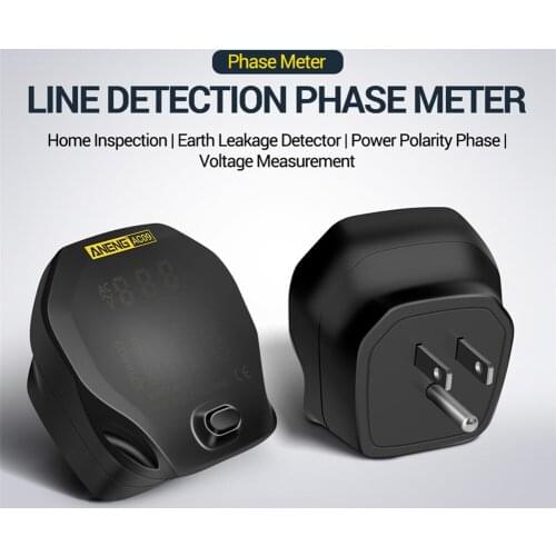 Ground Line Phase Check Digital Socket Tester Voltage Test Socket Detector Outlet Tester Voltage Test Socket Detector