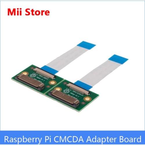 Raspberry Pi Computing Module CMCDA Adapter Board, Connected To Camera and Display